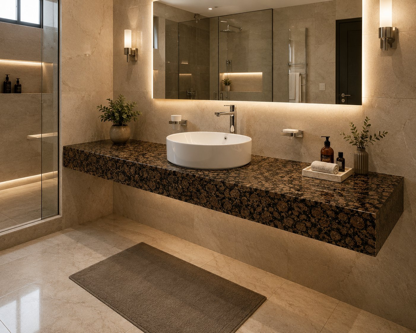 Baltic Brown Granite angle view