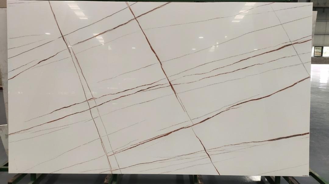 Bianco Sahara White Nano slab - Marble Fort Pakistan