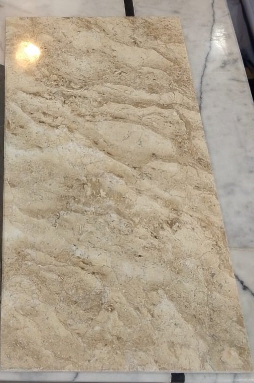 Cream Marble angle view - Marble Fort
