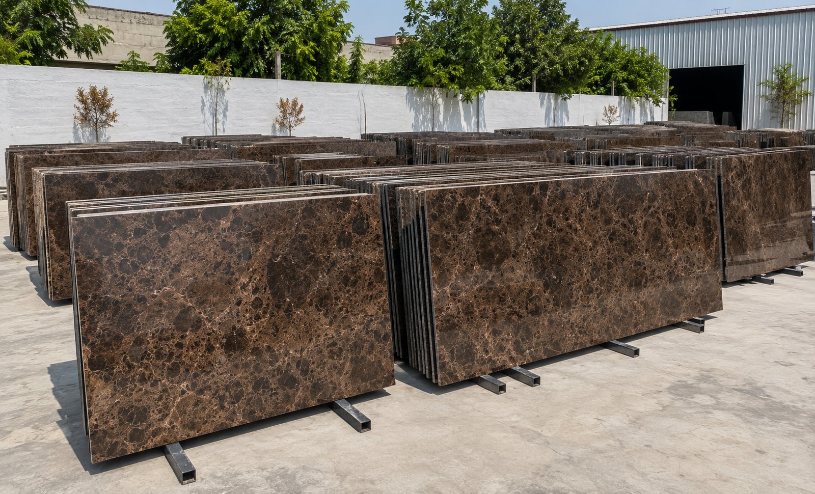 Emperador Dark Marble surface detail - Marble Fort