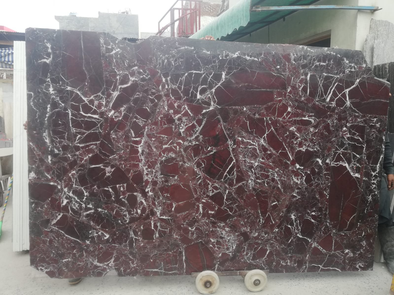Rosso Levanto Marble surface detail - Marble Fort