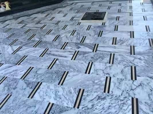 Sunny Gray & Sunny White Marble slab - Marble Fort Pakistan
