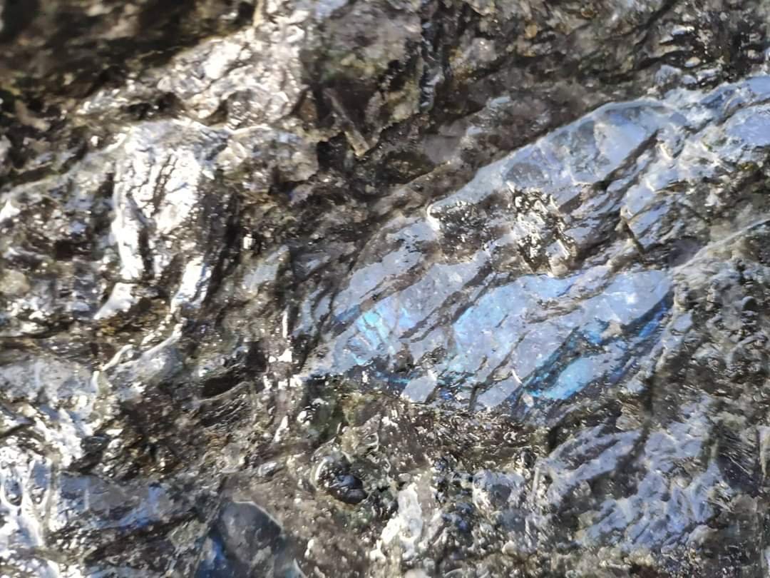 Volga Blue Granite surface detail