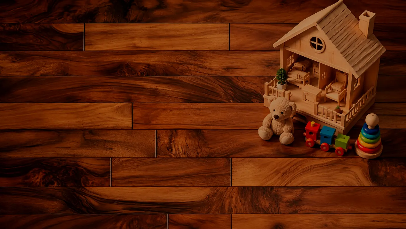 Walnut Brown Wood Flooring Tile - Marble Fort Pakistan