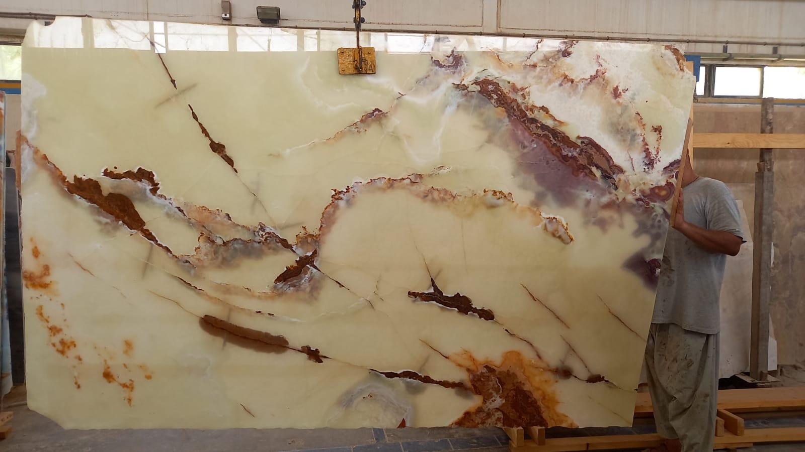White Onyx Marble angle view